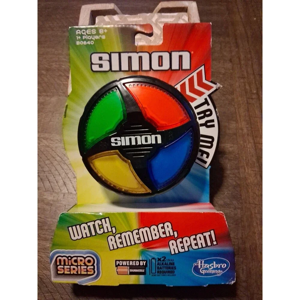 NEW! Simon Micro Series Game Fast-Paced Compact Fun Memory Activity